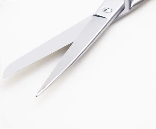 Alt view image 4 of 5 - Silver Office Scissors, Heavy Duty Sewing, Paper Cutting Shears, 8"