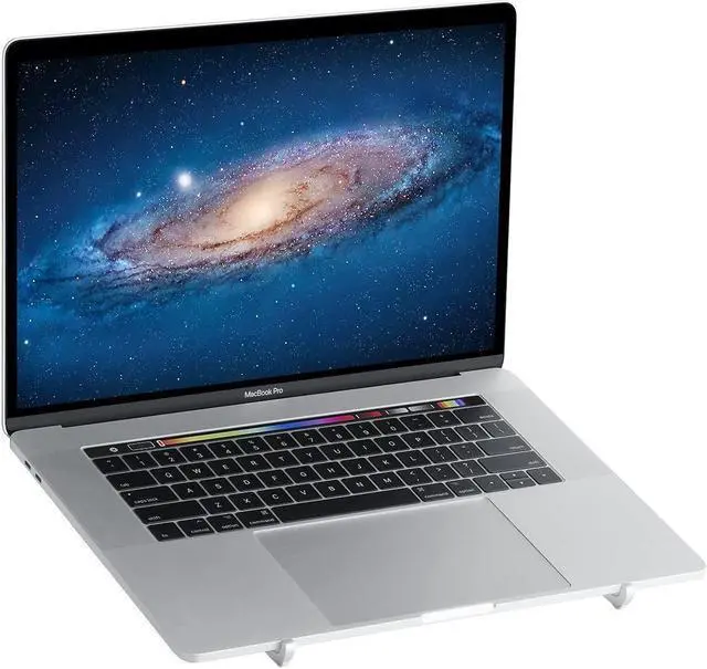 Alt view image 15 of 18 - Rain Design mBar Notebook Stand - 3" x 8.8" x 10.4" - Anodized Aluminum - Silver
