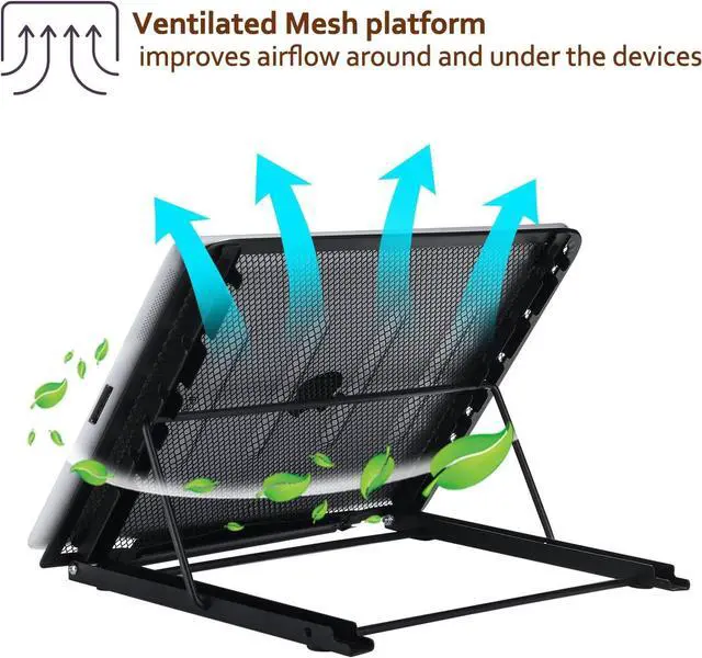 Alt view image 4 of 7 - AGPTEK Light Box Pad Stand,Multifunction 7 Angle Points Skidding Prevented Tracing Holder Huion Laptop LED Light Table A4 LB4 L4S and Most tracing Ligh Box pad