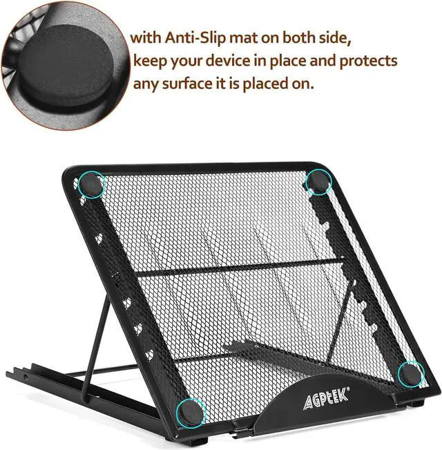 Alt view image 6 of 7 - AGPTEK Light Box Pad Stand,Multifunction 7 Angle Points Skidding Prevented Tracing Holder Huion Laptop LED Light Table A4 LB4 L4S and Most tracing Ligh Box pad