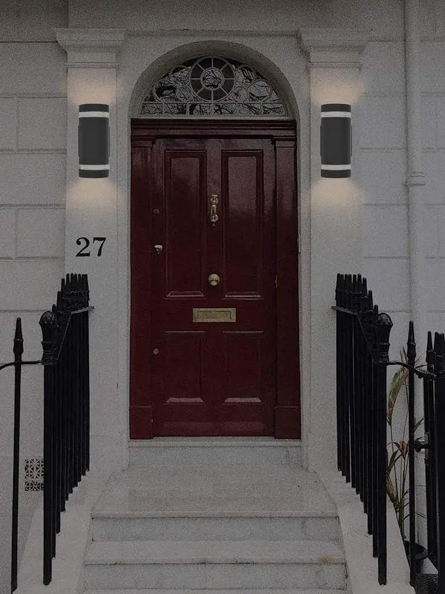 Alt view image 4 of 6 - LMP LED Semi Cylinder Up and Down Lights Outdoor Wall Light,Body in Aluminum Waterproof Outdoor Wall Lamps,3000k 5W with Certificate ETL 1 Pack