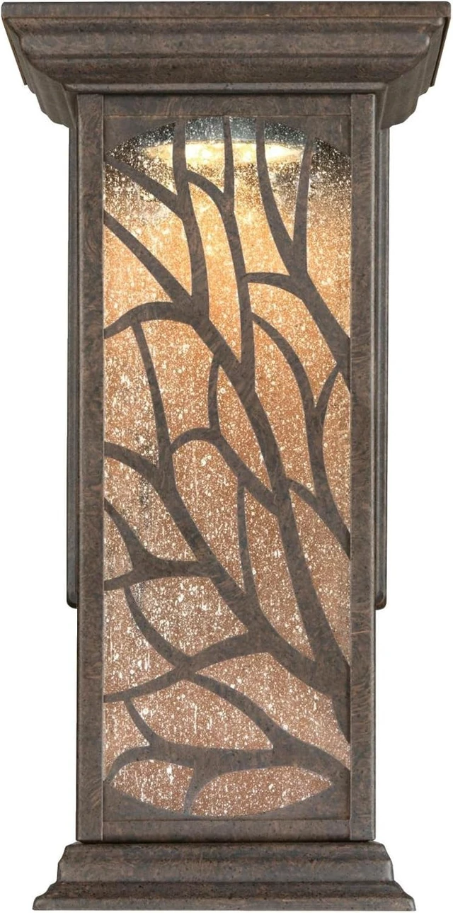 Alt view image 2 of 5 - Westinghouse Lighting 6312000 Glenwillow One-Light LED, Victorian Bronze Finish with Clear Seeded Glass Outdoor Wall Fixture, 1 Pack