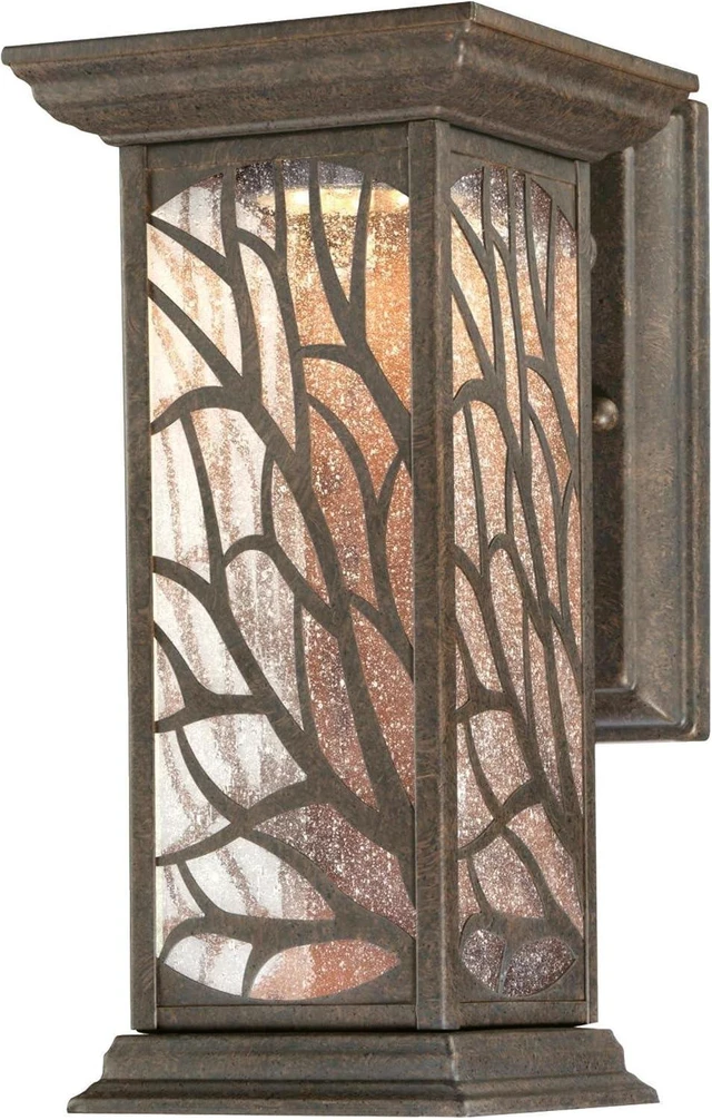 Main image of Westinghouse Lighting 6312000 Glenwillow One-Light LED, Victorian Bronze Finish with Clear Seeded Glass Outdoor Wall Fixture, 1 Pack