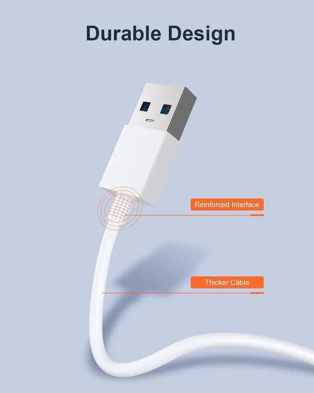 Alt view image 4 of 7 - USB 3.0 Hub 4-Port USB Hub with 5 Gbps USB Splitter for Laptop MacBook Mac Pro Mac Mini iMac Surface Pro XPS PC Flash Drive Mobile HDD-White