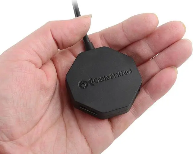 Alt view image 6 of 7 - Cable Matters Ultra Mini 4 Port USB Hub (USB 3.0 Hub, USB 3 Hub)