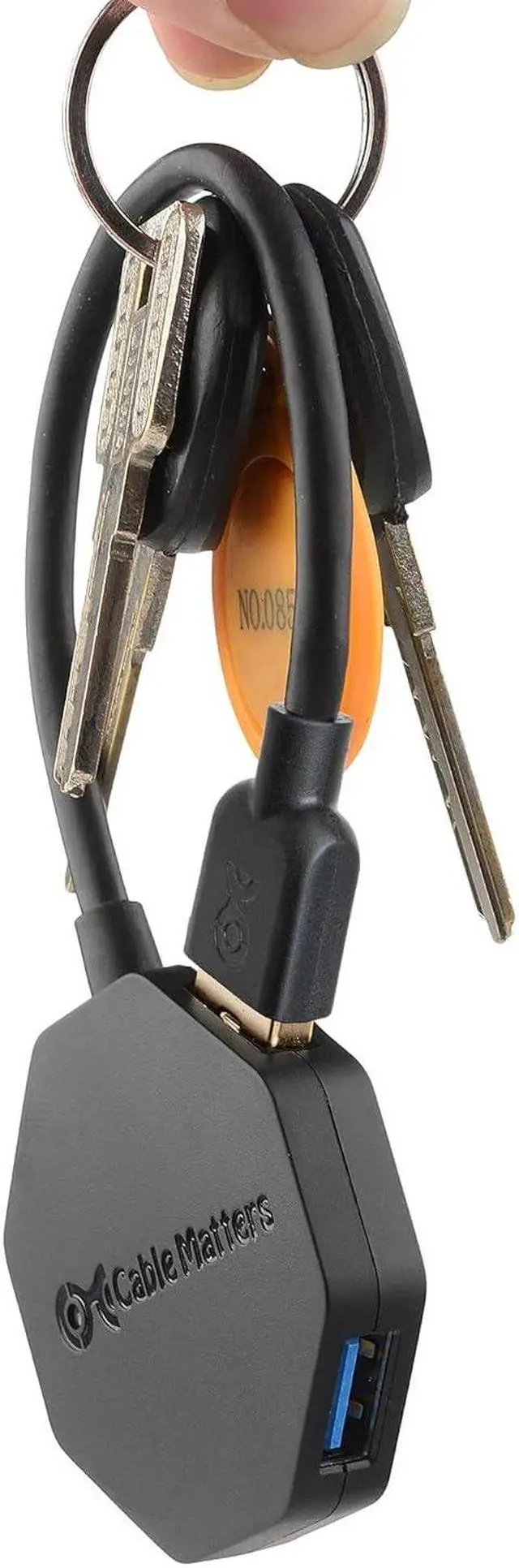 Alt view image 7 of 7 - Cable Matters Ultra Mini 4 Port USB Hub (USB 3.0 Hub, USB 3 Hub)