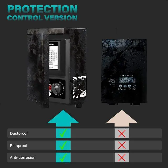 Alt view image 5 of 7 - Power Pack 200watt Low-Voltage Weatherproof Transformer with Photo Sensor for Low-Voltage Landscape Lighting