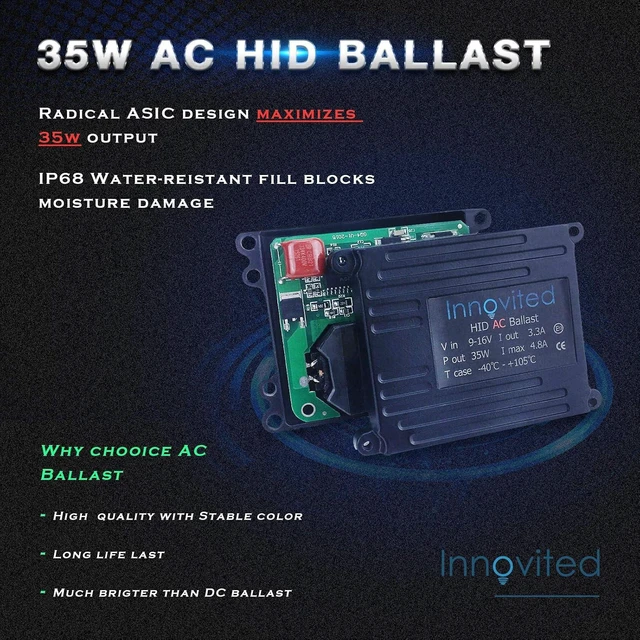 Alt view image 2 of 5 - H10 9145 9140 Pink HID Xenon bulb bundle with 2 x 35W Digital Slim AC Ballast