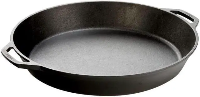 Main image of Lodge 17 Inch Pre-Seasoned Cast Iron Skillet - Dual Assist Handles - Use in the Oven, on the Stove, on the Grill, or Over a Campfire - Black