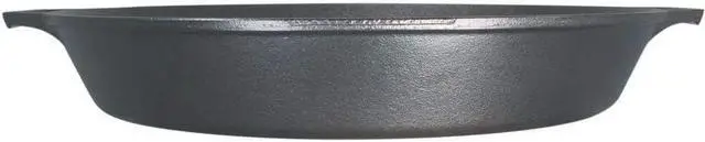 Alt view image 2 of 7 - Lodge 17 Inch Pre-Seasoned Cast Iron Skillet - Dual Assist Handles - Use in the Oven, on the Stove, on the Grill, or Over a Campfire - Black