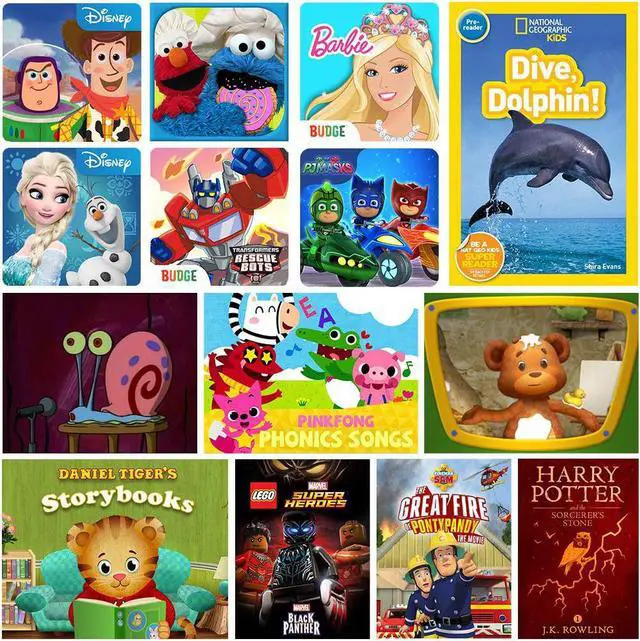Alt view image 16 of 18 - Amazon Fire HD 8 Kids Edition Tablet 8" HD display 32 GB Blue, Pink, Purple