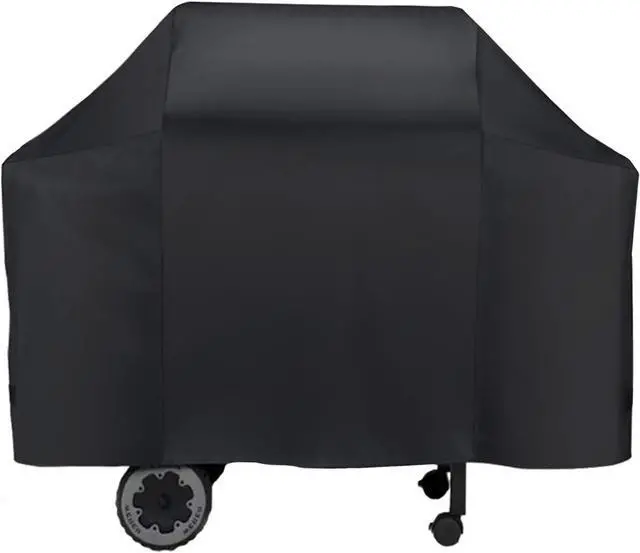 Alt view image 7 of 7 - 7573/7106 Cover for Weber Spirit 200 300 Series and Genesis Silver Gas Grill Brush Black