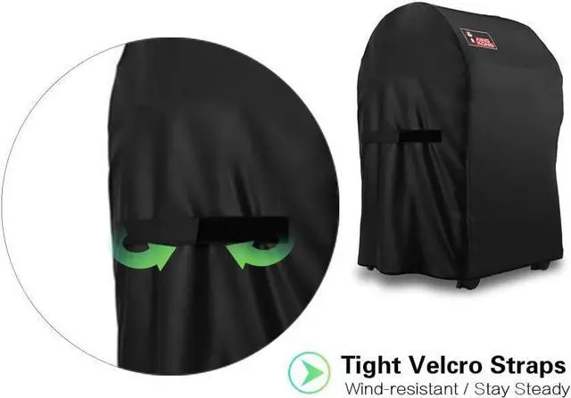Alt view image 5 of 7 - 7105 Premium Cover for Weber 210 Series Gas Grills with Both Collapsed (Not Fit for Spirit II E-210) Black