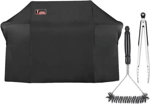 Main image of 7109 Premium Grill Cover for Weber Summit 600-Series Gas Grills Including Grill Brush and Tongs