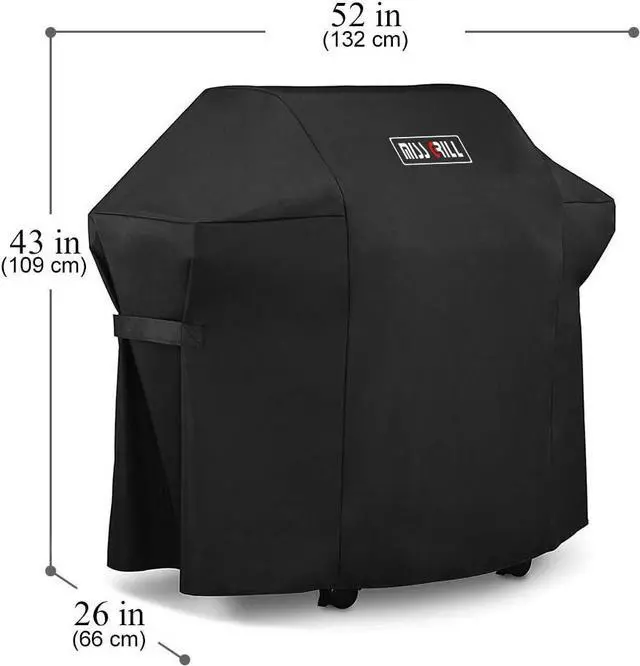 Alt view image 2 of 7 - MissGrill Grill Cover 7106 Cover for Weber Spirit 200 and 300 Series Gas Grill (Compared to 7106)52 x 43-Inch Heavy Duty Waterproof & Weather Resistant Outdoor Barbeque Grill Covers