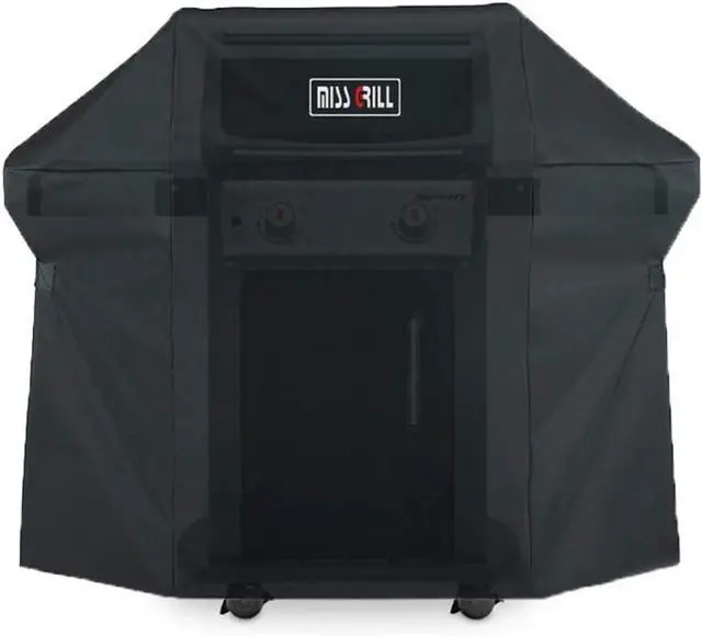 Alt view image 3 of 7 - MissGrill Grill Cover 7106 Cover for Weber Spirit 200 and 300 Series Gas Grill (Compared to 7106)52 x 43-Inch Heavy Duty Waterproof & Weather Resistant Outdoor Barbeque Grill Covers