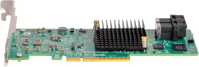 Alt view image 5 of 7 - SilverStone Technology Server-Grade Host Bus Adapter 9311-8i Expansion Card with Dual Mini-SAS HD SFF-8643 connectors ECS05