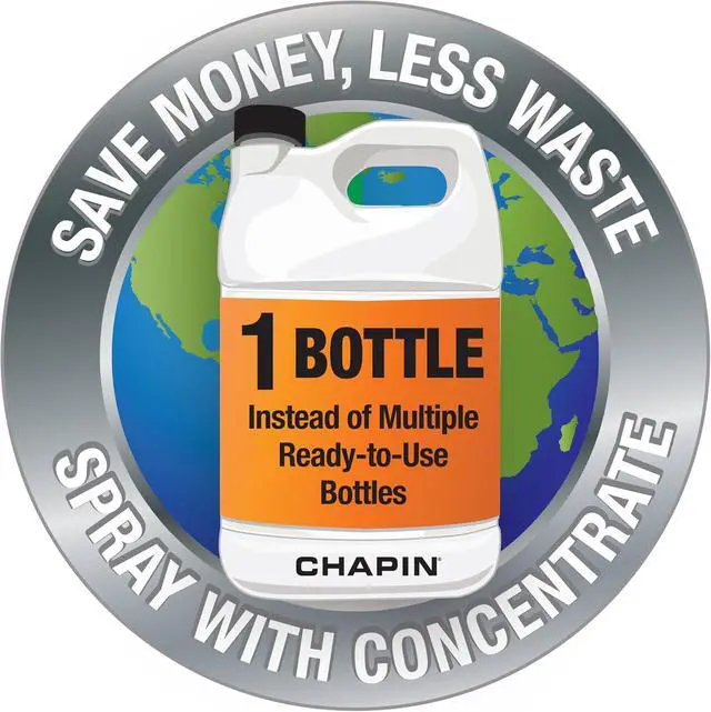 Alt view image 7 of 7 - Chapin 26021XP Made in USA 2-Gallon Heavy-Duty Compression Sprayer for Professional Use, with 3 nozzles -one Brass, Pressure Relief Valve, Comfort Grip Handle, Translucent White