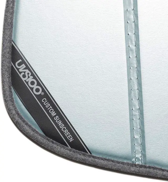 Alt view image 4 of 4 - Covercraft UVS100 Custom Sunscreen | Fits 2015-2023 Dodge Challenger | Blue Metallic