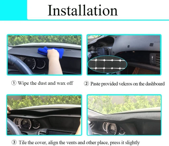 Alt view image 5 of 5 - Dash Cover Mat for Ford Ranger 1995-2011/ Explorer 1995-2001(Gray) J35