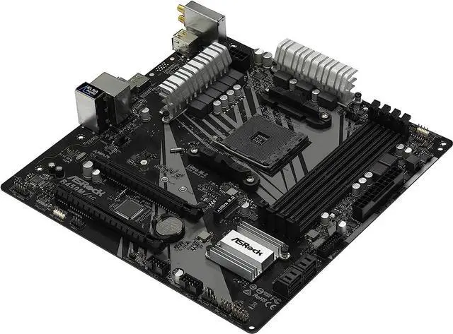 Alt view image 2 of 4 - ASRock B450M-AC AMD AM4 B450 MicroATX M.2 Desktop Motherboard A