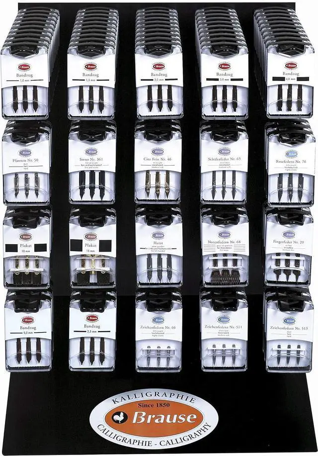 Alt view image 3 of 7 - Brause 3 mm Bandzug Nib (Pack of 50)