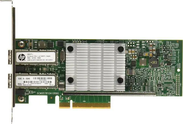 Main image of HPE 652503-B21 530SFP+ Network Adapter PCI Express 3.0 x8 10 Gigabit Ethernet for ProLiant DL160 Gen8