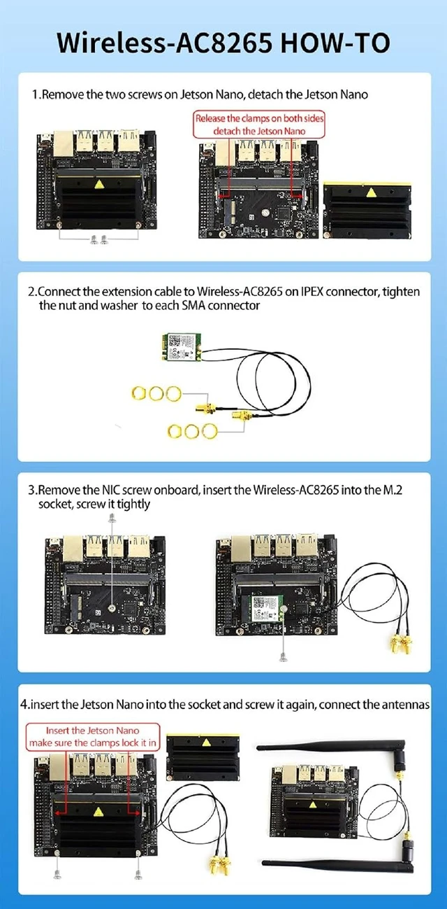 Alt view image 7 of 7 - Wireless-AC8265 Dual Mode AC8265 Wireless NIC Module,2.4GHz/5GHz