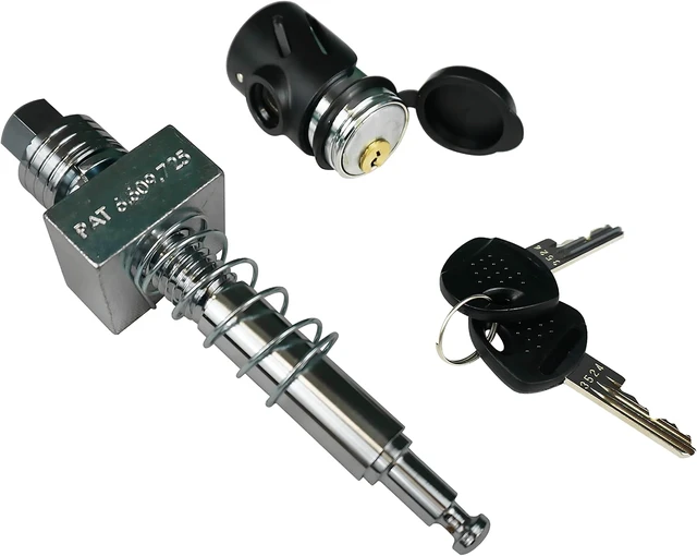 Alt view image 4 of 5 - (SHP2040-XL) Keyless Press-on Locking Silent Hitch Pin for 2.5in Hitches