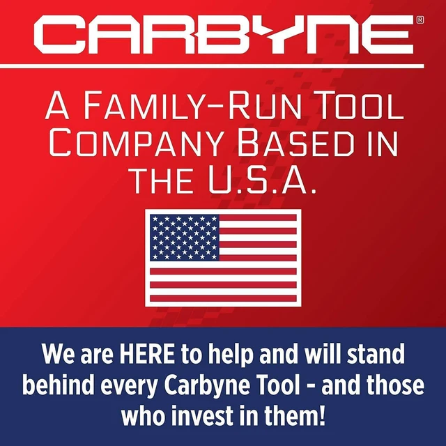 Alt view image 5 of 6 - CARBYNE Extra Long Hex (Allen) Bit Socket Set, 18 Pieces | SAE & Metric, S2 Steel Bits, CrV Sockets, Corrosion Resistance, Durable Storage Case | 1/8''-3/8'' SAE / 3mm-10mm Metric Sizes, 3/8" Drive