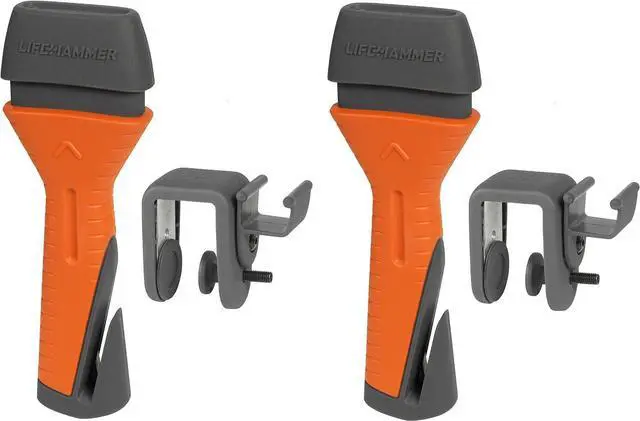 Main image of Safety Hammer Evolution - Automatic Emergency Escape and Rescue Hammer with Seatbelt Cutter - 2 Pack