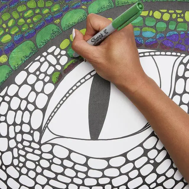 Alt view image 6 of 7 - Sharpie 37675PP Permanent Markers, Ultra Fine Point, Assorted Colors, 5 Count
