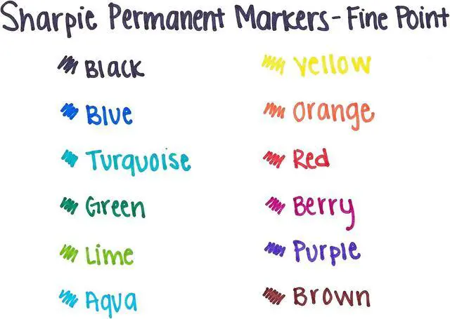 Alt view image 5 of 5 - Sharpie Permanent Markers, Fine Point