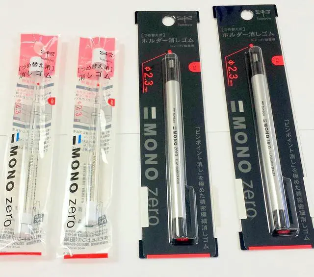 Main image of Value Pack of 2 Tombow Mono Zero Erasers & 4 refills