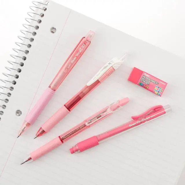 Alt view image 2 of 2 - Pentel Color Shades Writing Pack - Pastel Pink (BLBKALZBPP)