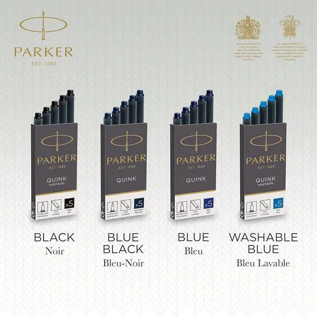Alt view image 7 of 7 - Parker 1950382 Quink Fountain Pen Refill Box of 5
