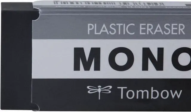 Alt view image 4 of 5 - Tombow 57329 MONO Black Eraser, Medium. Cleanly Removes Marks Without Damaging Paper
