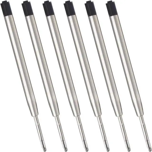 Main image of ChaoQ Black Ink Refills (6pcs), Replaceable Ballpoint Pen Refills