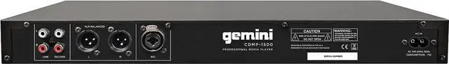 Alt view image 2 of 7 - Gemini Sound CDMP-1500 19 Inch Professional/Home Anti Shock Audio Rackmount Single Disc Drive Mountable CD MP3 USB Media Music Player System Input with Remote, Welcome to consult