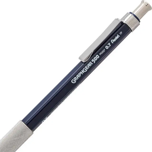 Alt view image 3 of 7 - Drafting Kit with Graph Gear 500 Automatic Drafting Pencil, 0.7mm, Blue Barrel, Lead and Mini Eraser (PG527LEBP)