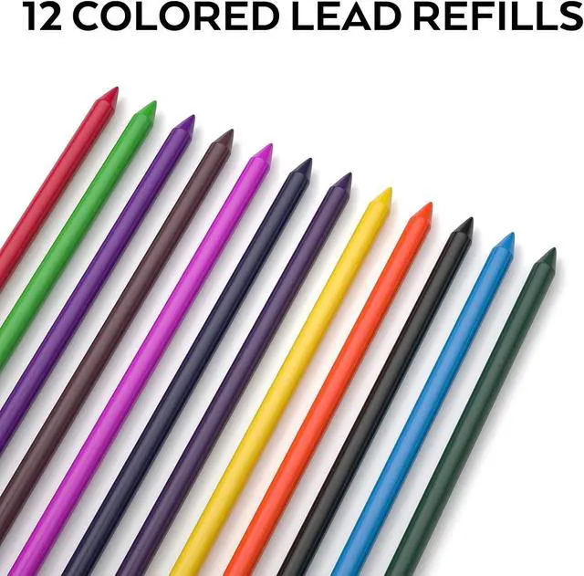 Alt view image 6 of 7 - Nicpro 11 Pieces Colors 2mm Mechanical Pencil Set 3 PCS Carpenter Drafting