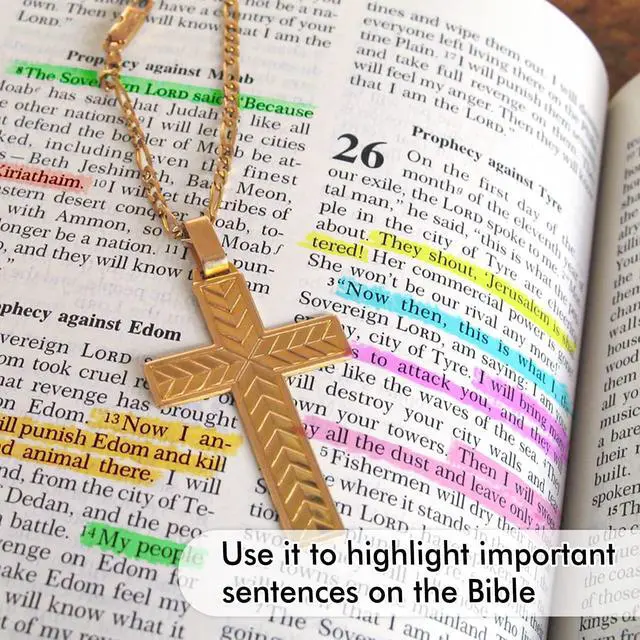 Alt view image 3 of 7 - feela 12 Colors Bible Gel Highlighters, Gel Highlighter Markers Study Kit, Good For Highlighting Journal School Office