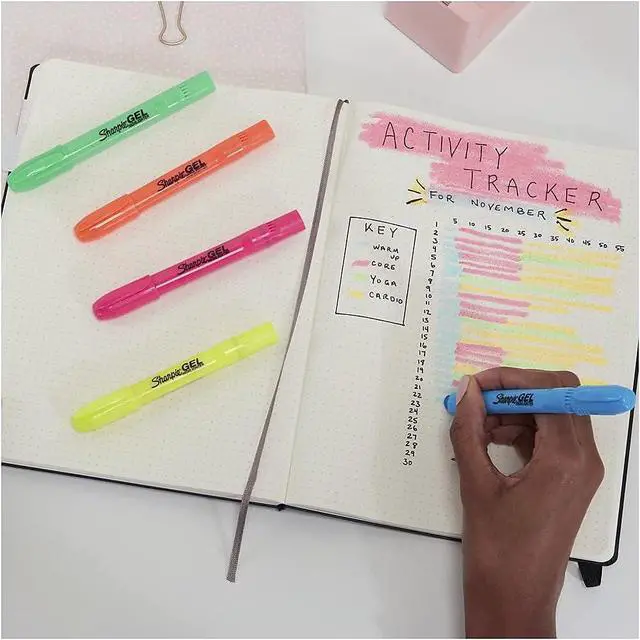Alt view image 5 of 6 - Sharpie Gel Highlighters, Assorted Colors, Smear-Resistant, Bullet Tip, 5 Count - No Bleed, Won't Dry Out