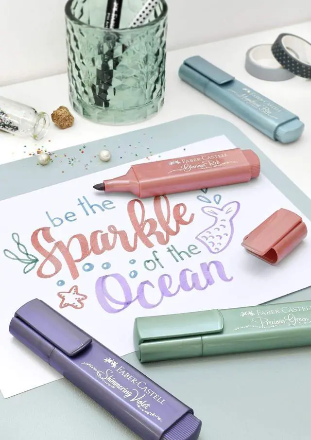 Alt view image 4 of 6 - Faber-Castell 154678 Highlighter TL 46, Metallic Violet, 1 Piece