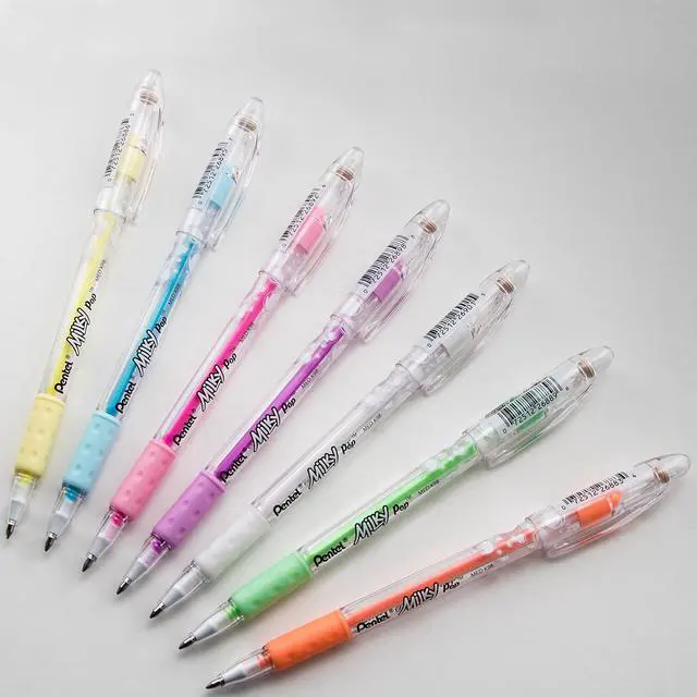 Alt view image 5 of 7 - Pentel Arts Milky Pop Pastel Gel Pen, (0.8mm), Medium Line, White Ink, Pack of 2 (K98PABP2W)