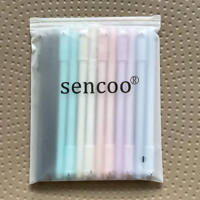 Alt view image 2 of 7 - sencoo Girl Cute Pens Kawaii Pen Cute Cat Pen 0.5 mm Gel Pens Black Ball Point Pens for School Office Supplies (12 cat)