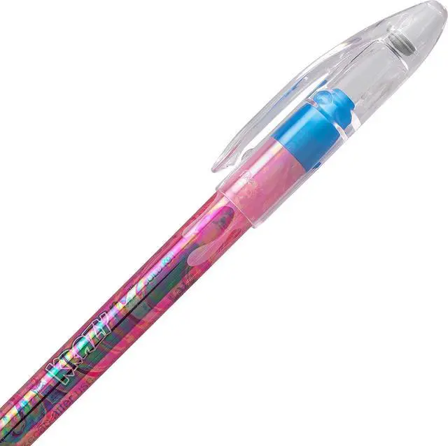 Alt view image 2 of 7 - Pentel Arts Krazy Pop Iridescent Gel Pen, (1.0mm) Bold Line, Assorted Ink, Pack of 4 (K91PABP4M3)