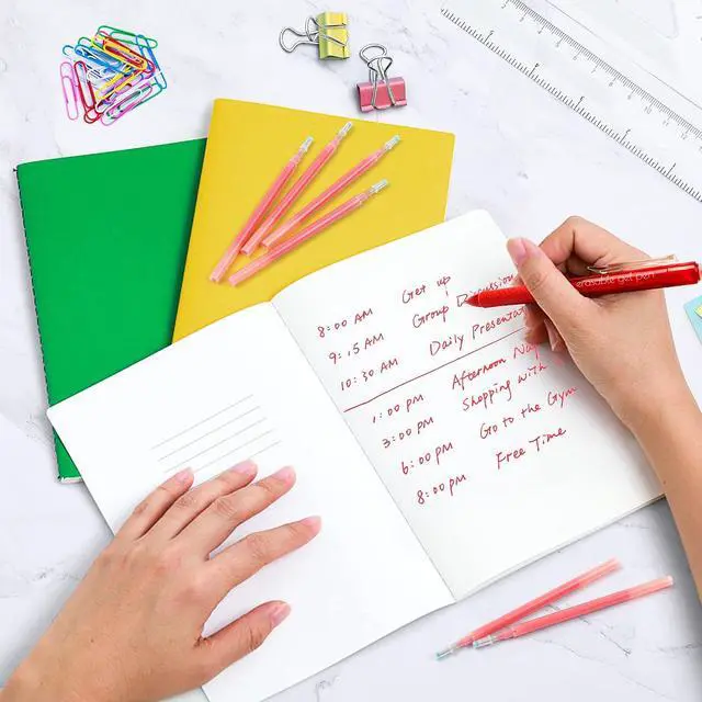 Alt view image 7 of 7 - Vanstek 12 Red Erasable Gel Pen Refills, Gel Ink Refills Compatible with Erasable Pens, Fine Point 0.7 mm, Perfect for Writing Planner & Crossword Puzzles