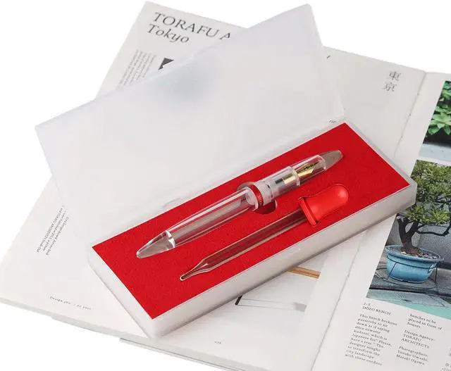 Alt view image 3 of 7 - MAJOHN M2 Transparent Eye Dropper Filling Fountain Pen Large-Capacity Ink Storing, Extra Fine Nib Writing Calligraphy Pen Gift Set for Office/Business/Student/Signature