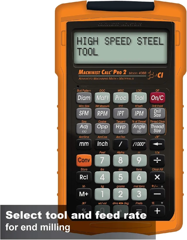 Alt view image 5 of 6 - 4088 Machinist Calc Pro 2 Advanced Machining Calculator